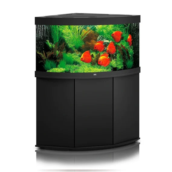 Juwel Trigon 350 corner aquarium and cabinet in black